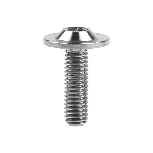 Image of Titanium Torx Head M6 x15 20mm Bolt Screw for Bicycle Motorcycle Car Modification Pack of 6 (Normal Titanium, M6x20mm)