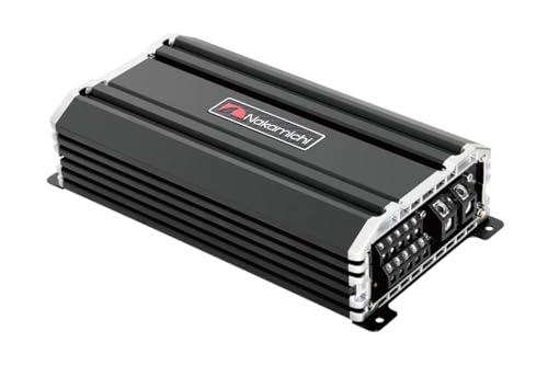 Image of Nakamichi 5-Channel Amplifier NHTD600.5 Class D RMS Output @ 4Ω: 100W x 4 + 400W x 1 with Bass Knob Controller Included
