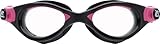Cressi desde 1946 -Flash Compact Goggles - Gafas Compactas y Lentes Separadas, Anti Vaho_Arañazos_UV - Negro/Rosa_Lente Clara - Talla Única