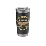 St. Joseph of Cupertino Patron Saint of Pilots Aviators Men Stainless Steel Insulated Tumbler