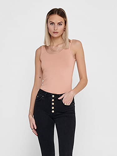 ONLY Damen Onllive Love Tank TOP JRS 3-Pack, Misty Rose/+ 1 Aqua Foam + 1 Y, XS – Ansicht 5