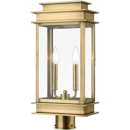 Livex Lighting Princeton 2-Light Outdoor Post Top Lantern