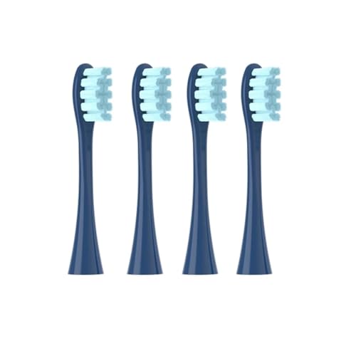 2/4/6�̃\�t�g�����p�w�b�h�A�݊���������܂� X/X PRO/ Z1/ F1�u���[�u���V�w�b�h���u���V�|���@�p�u���V�m�Y���ɑΉ�(4PCSBlue)