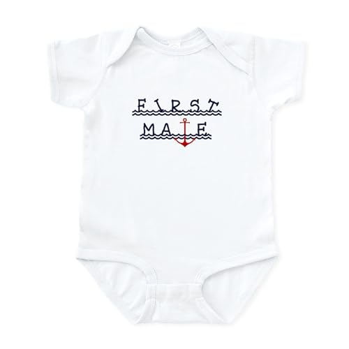 CafePress First Mate Body Suit Cute Infant Bodysuit Baby Romper