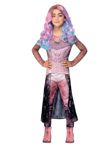 Smiffys Disfraz de Audrey de Disney Descendants, Disfraz de una pieza y cinturón con falda