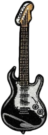 4" Electric Guitar Iron On Patch - Embroidered Music Rock n Roll Musician Applique Appliques Iron On Sew On Patches for Holes, Clothing, Jeans, Hat, Backpacks, Clothes image 5