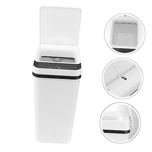Basurero automático inteligente SOLUSTRE, blanco miniatura 3