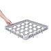Restaurantware Clean Tek Professional Half Drop Glass Rack Extender, 1 Count 25 Compartments Heavy Duty Polypropylene Rack Dishwasher Extender Gray For Restaurants, Cafeterias & Industrial kitchens