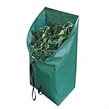 Wiederverwendbar für Laubsammelbeutel, 100 l und 200 l Fassungsvermögen für Gartenabfälle, Blätter und Äste, geeignet für Gärten, Rasen und Kompostierung (200 l)