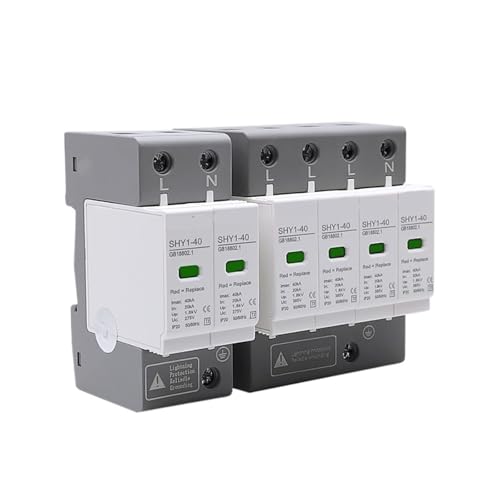 Protector contra sobretensiones de bajo voltaje con robusto sistema bipolar 2P