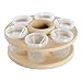 Kaplan Early Learning Spinning Tabletop Art Storage | Desk Organizer for Kids | Portable Caddy with Removable Cups