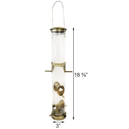 Aspects Large Bird Feeder Set, Antique Brass #TOP2