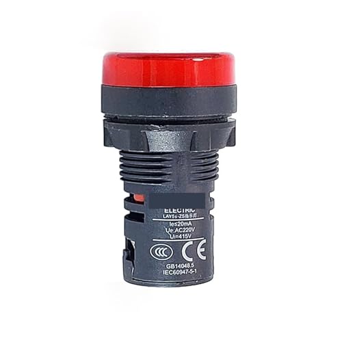 Luz indicadora LAY5s roja 24V soluciona la falta de alertas visuales en tableros 1