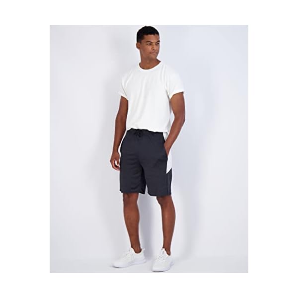 Mens Quick Dry Fit Dri-Fit Active Wear Athletic Performance Basketball 9 Inch Inseam Wrestling Sweat Tennis Soccer Running Essentials Gym Shorts Hombre Stretch Casual Workout Tech Shorts-Set 2 L - Image 5