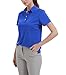 Women's Polo Shirts UPF 50+ Casual Work Quick Dry 4 Buttons Short Sleeve Collared Golf Shirt Pink M