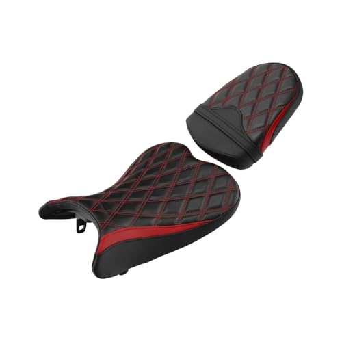 Sillín motocicleta pasajero y conductor naranja para Suzuki GSXR600 GSXR750 06 07