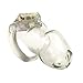 FYJ Lightweight Premium Medical Grade Resin Chastity Device Male Briefs With Discreet Packing (Large, Transparent)