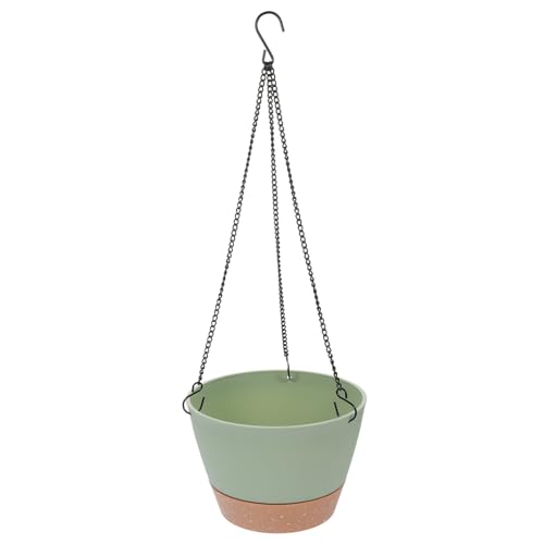 GAROZATION Hängender Pflanzkübel Balkon Indoor Outdoor Pp Eisen Blumentopf Mittlere Größe Pflanzenampel Terrasse Veranda Garten
