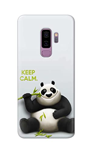 Image of Printed Hard Back Cover Case for Samsung Galaxy S9 Plus | Samsung S9+ Back Cover (Cartoon Panda) -203