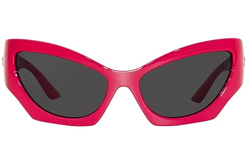 Versace VE4450 541787 Sunglasses Women's Pink/Dark Grey Cat Eye 60mm2
