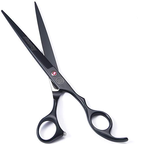 Image of Moontay Professional Dog Grooming Scissors Set, 7 Inch /8 Inch Pet Grooming Scissors Chunkers Shears for Dog, Curved Dog Grooming Scissors, Thinning Shears for Dog with Grooming Comb