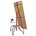 Drywall Lift Panel 11' Lift Drywall Panel Hoist Jack Lifter Jack Rolling Caster Wheel Sheetrock Drywall Lift Construction Tools (11FT 4 Wheels)