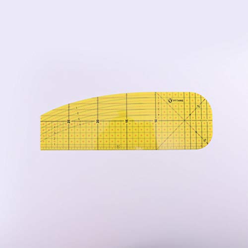 Toyvian RÃ©gua de Ferro Quente de Alta Temperatura ResistÃªncia Canto Quilting RÃ©gua Diy Ferramenta