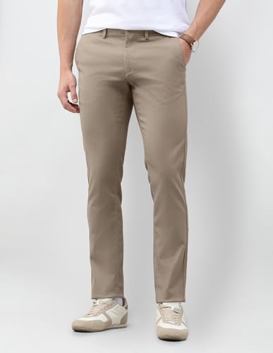 Image of U.S.Polo Association Men's Denver Slim Fit Dobby Trousers