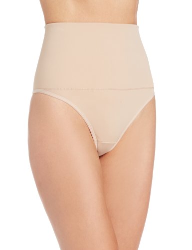 BODYSLIMMERS NANCY GANZ Women's Secretly Naked Control Thong Belly Band