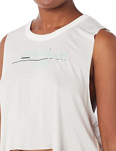 Colcci Blusa Fitness Feminino, P, Off Shell