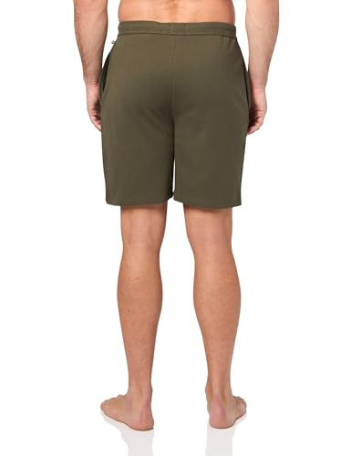 Image of BOSS Men's Waffle Contrast Logo Lounge Shorts