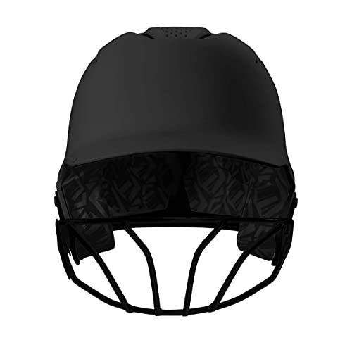 EvoShield XVT™ 2.0 Matte Batting Helmet with Facemask - Black, Medium/Large - Thumbnail 3