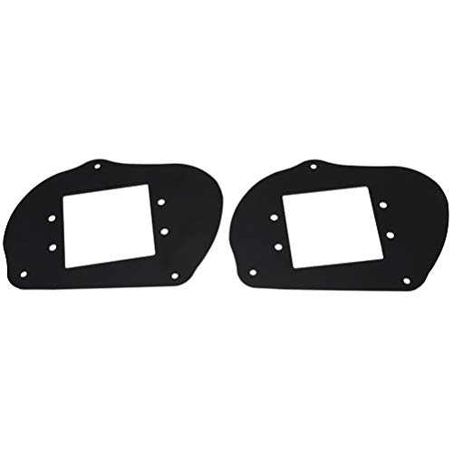 INEEDUP LED Light Pod Metal Hood Mount Bracket Kit Ditch Hood Light Brackets Black Fit for Polaris ATV Sportsman 1000 850 570 RZR 800 900XP 24W LED Pod Headlight Kits
