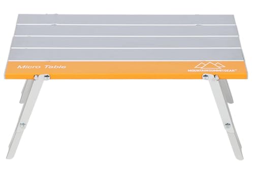 MOUNTAIN SUMMIT GEAR Mesa de Camping Plegable Portátil MSG-TBL Aluminio Plateado Cuadrada Micro miniatura 5