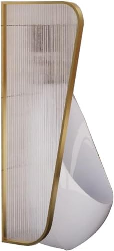 Urinal Screen Protector Frosted Glass Partition Panel for Urinals Ideal for Schools & Public Places Privacy Divider for Restrooms Durable and Stylish Design
