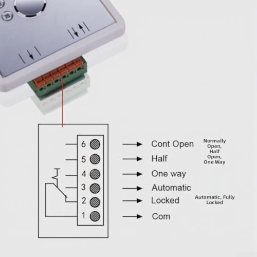 Interrupteur à clé en aluminium brossé pour panneau de commande argenté 80mm