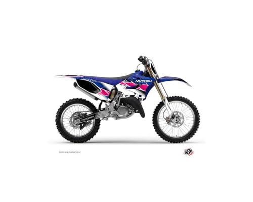 Kit déco moto cross Yamaha 125 YZ rose durable pour carénage complet