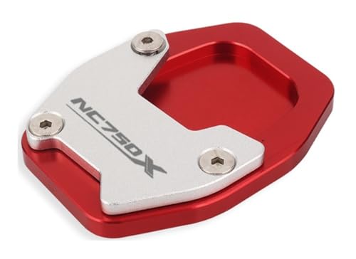 Extension béquille NC750X 2021-2023 élargisseur de plaque rouge