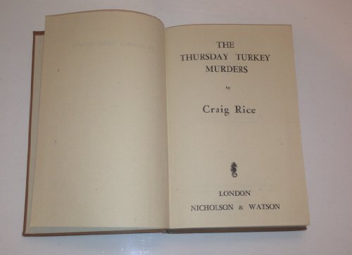The Thursday Turkey Murders B000HBTLSO Book Cover