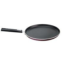 Nirlep Non-Stick Induction Selec Plus Flat Tava Griddle, 25 cm,IJFG25