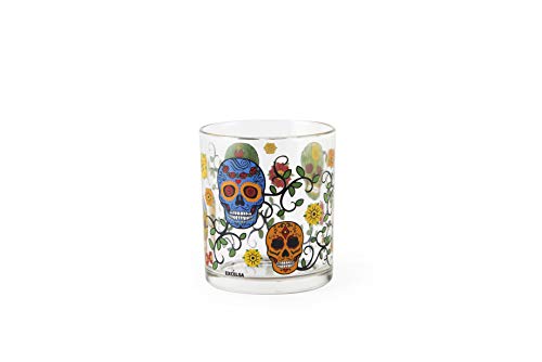 Excelsa 63132 Calavera Set mit 3 Wassergläsern, Pressglas, durchsichtig