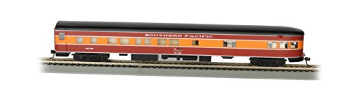 Bachmann Industries Southern Pacific Daylight Smooth-Side Observation Car with Lighted Interior (HO Scale), 85'