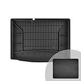Alfombrilla para maletero 3D ProLine de ajuste perfecto - hecha a medida para Skoda Fabia III (2014-2021, berlina, sin altura regulada del piso del maletero);
