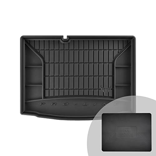 FROGUM ProLine 3D Alfombrilla Exclusiva de Goma cubeta Maletero para Skoda Fabia III 2014-2022 | Práctico Organizador | Los Bordes más Altos | Al Tamaño