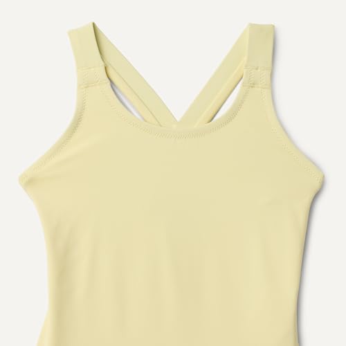 Image of Amazon Essentials Girls and Toddlers' Cross-Back One-Piece Swimsuit