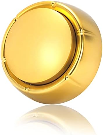 Jusocc Gold Recordable Button - Easy 30 Sec Talking Button Easy Button Answer Buzzers Custom Sound Button for Dogs Communication Study Office Home Game Gift