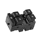 Motoforti Power Window Switch, Driver Side Master Power Window Switch, for Chevrolet Sonic 2012-2018, Plastic, No.95188244, Black