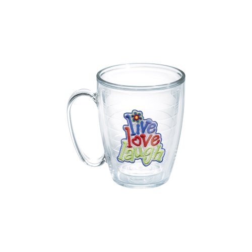 Tervis Live Love Laugh 15-Ounce Mug, Boxed