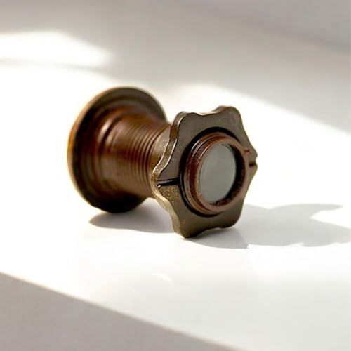 Image of Eye Berry Door Viewer Peephole,Full abs Door Eye Glass lens180-Degree Wide Angle Lens.20 MM to 38 mm Door thikness 25 mm Hall Required (3, wengy Wooden)
