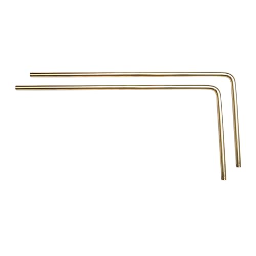 Image of Brass Dowsing Rods Pair | Diameter-5 MM | Energy Balancing | Aura Energy Checker | Feng Shui | Reiki | Dowser | Divining Rod | L-Rod | Only 2 Rods